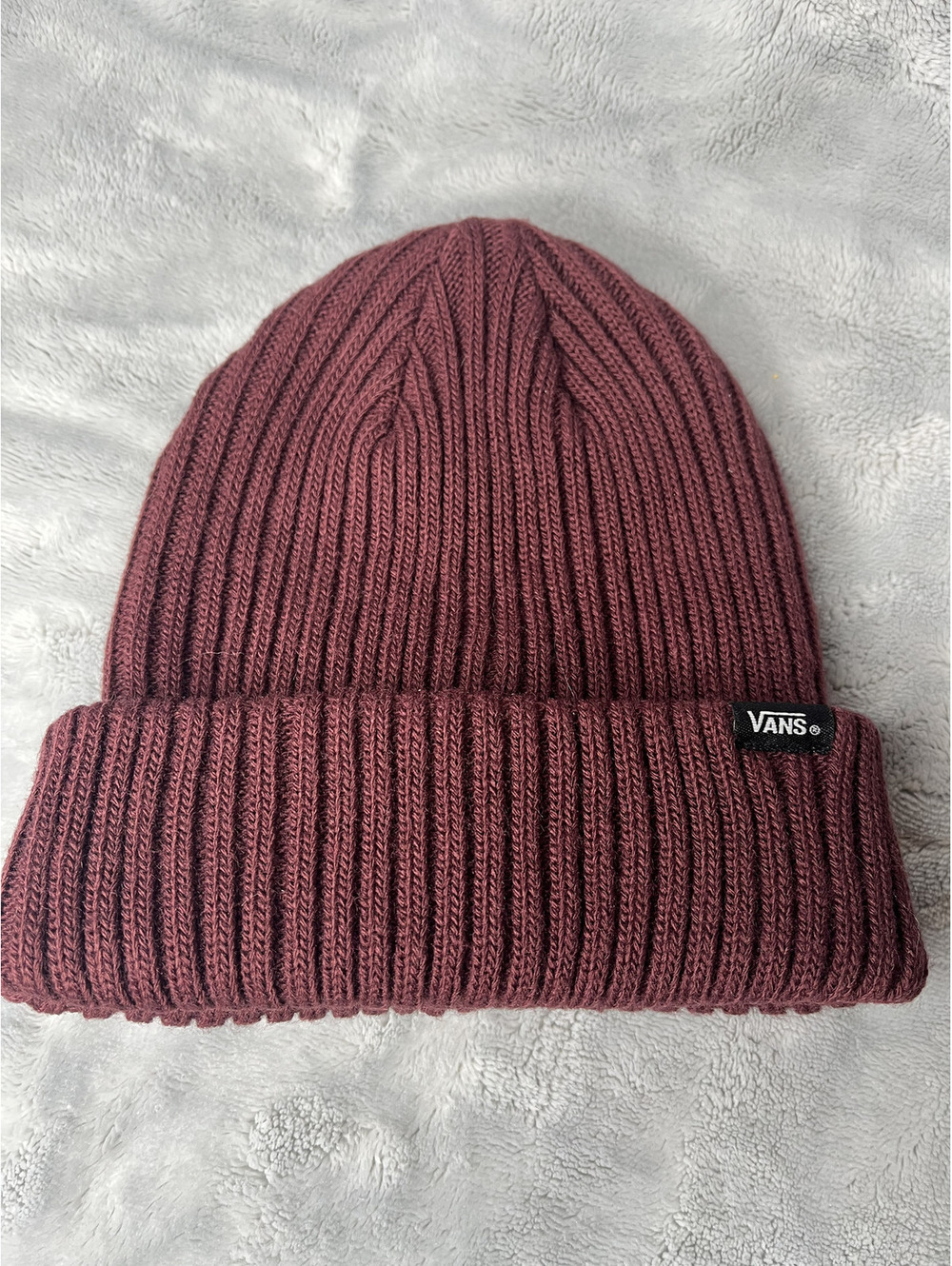 NWT Vans Burgundy/Port Royale, Cuff Beanie Size One Size